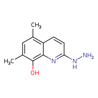 2-hydrazinyl-5,7-dimethylquinolin-8-ol