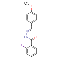 2-iodo-N'-[(E)-(4-methoxyphenyl)methylidene]benzohydrazide