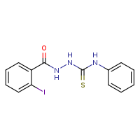 2-iodo-N-[(phenylcarbamothioyl)amino]benzamide