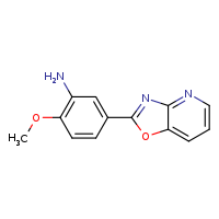 2-methoxy-5-{[1,3]oxazolo[4,5-b]pyridin-2-yl}aniline