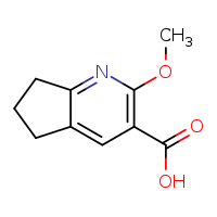2-methoxy-5H,6H,7H-cyclopenta[b]pyridine-3-carboxylic acid