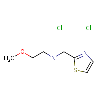 (2-methoxyethyl)(1,3-thiazol-2-ylmethyl)amine dihydrochloride