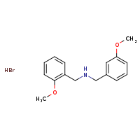 [(2-methoxyphenyl)methyl][(3-methoxyphenyl)methyl]amine hydrobromide