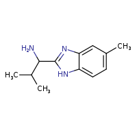 2-methyl-1-(5-methyl-1H-1,3-benzodiazol-2-yl)propan-1-amine