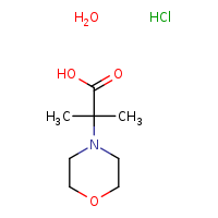 2-methyl-2-(morpholin-4-yl)propanoic acid hydrate hydrochloride