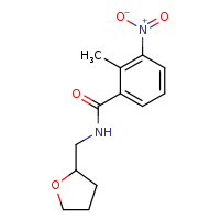 2-methyl-3-nitro-N-(oxolan-2-ylmethyl)benzamide