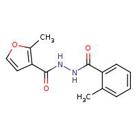 2-methyl-N'-(2-methylfuran-3-carbonyl)benzohydrazide