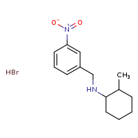 2-methyl-N-[(3-nitrophenyl)methyl]cyclohexan-1-amine hydrobromide