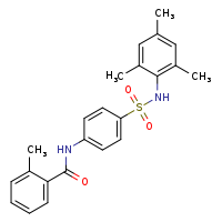 2-methyl-N-{4-[(2,4,6-trimethylphenyl)sulfamoyl]phenyl}benzamide