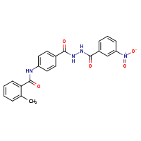 2-methyl-N-(4-{[(3-nitrophenyl)formohydrazido]carbonyl}phenyl)benzamide