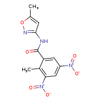 2-methyl-N-(5-methyl-1,2-oxazol-3-yl)-3,5-dinitrobenzamide