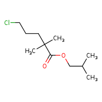 2-methylpropyl 5-chloro-2,2-dimethylpentanoate