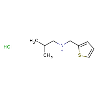 (2-methylpropyl)(thiophen-2-ylmethyl)amine hydrochloride