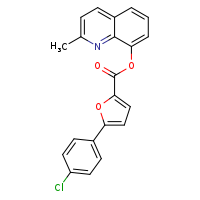 2-methylquinolin-8-yl 5-(4-chlorophenyl)furan-2-carboxylate
