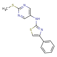 2-(methylsulfanyl)-N-(4-phenyl-1,3-thiazol-2-yl)pyrimidin-5-amine