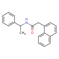 2-(naphthalen-1-yl)-N-(1-phenylethyl)acetamide