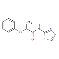 2-phenoxy-N-(1,3,4-thiadiazol-2-yl)propanamide