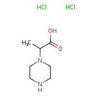 2-(piperazin-1-yl)propanoic acid dihydrochloride