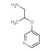 2-(pyridin-3-yloxy)propan-1-amine