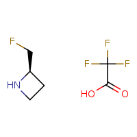 (2R)-2-(fluoromethyl)azetidine; trifluoroacetic acid