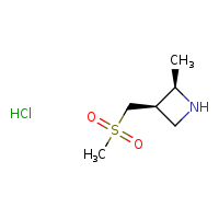 (2R,3R)-3-(methanesulfonylmethyl)-2-methylazetidine hydrochloride