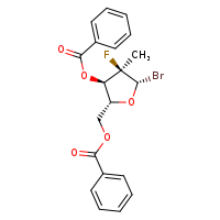 [(2R,3R,4R,5S)-3-(benzoyloxy)-5-bromo-4-fluoro-4-methyloxolan-2-yl]methyl benzoate