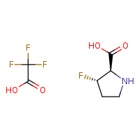 (2R,3S)-3-fluoropyrrolidine-2-carboxylic acid; trifluoroacetic acid
