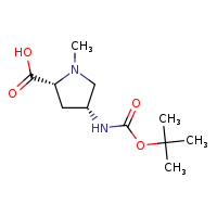 (2R,4R)-4-[(tert-butoxycarbonyl)amino]-1-methylpyrrolidine-2-carboxylic acid