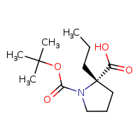 (2S)-1-(tert-butoxycarbonyl)-2-propylpyrrolidine-2-carboxylic acid