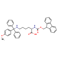 (2S)-2-{[(9H-fluoren-9-ylmethoxy)carbonyl]amino}-6-{[(4-methoxyphenyl)diphenylmethyl]amino}hexanoic acid