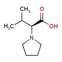 (2S)-3-methyl-2-(pyrrolidin-1-yl)butanoic acid
