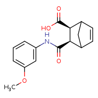 (2S,3R)-3-[(3-methoxyphenyl)carbamoyl]bicyclo[2.2.1]hept-5-ene-2-carboxylic acid
