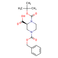 (2S)-4-[(benzyloxy)carbonyl]-1-(tert-butoxycarbonyl)piperazine-2-carboxylic acid