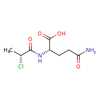 (2S)-4-carbamoyl-2-[(2R)-2-chloropropanamido]butanoic acid