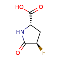 (2S,4R)-4-fluoro-5-oxopyrrolidine-2-carboxylic acid