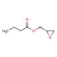 (2S)-oxiran-2-ylmethyl butanoate
