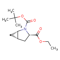 2-tert-butyl 3-ethyl (1S,3S,5S)-2-azabicyclo[3.1.0]hexane-2,3-dicarboxylate