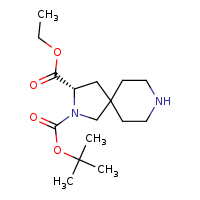 2-tert-butyl 3-ethyl (3S)-2,8-diazaspiro[4.5]decane-2,3-dicarboxylate