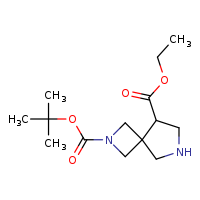 2-tert-butyl 8-ethyl 2,6-diazaspiro[3.4]octane-2,8-dicarboxylate