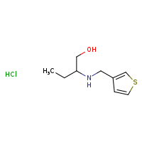 2-[(thiophen-3-ylmethyl)amino]butan-1-ol hydrochloride