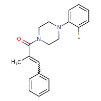 (2Z)-1-[4-(2-fluorophenyl)piperazin-1-yl]-2-methyl-3-phenylprop-2-en-1-one