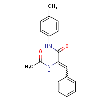 (2Z)-2-acetamido-N-(4-methylphenyl)-3-phenylprop-2-enamide