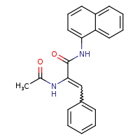 (2Z)-2-acetamido-N-(naphthalen-1-yl)-3-phenylprop-2-enamide