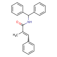 (2Z)-N-(diphenylmethyl)-2-methyl-3-phenylprop-2-enamide