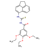 3-(1,2-dihydroacenaphthylen-5-yl)-1-(3,4,5-triethoxybenzoyl)thiourea