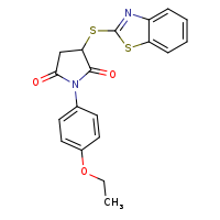 3-(1,3-benzothiazol-2-ylsulfanyl)-1-(4-ethoxyphenyl)pyrrolidine-2,5-dione