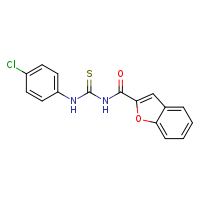 3-(1-benzofuran-2-carbonyl)-1-(4-chlorophenyl)thiourea