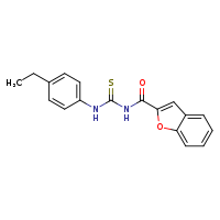3-(1-benzofuran-2-carbonyl)-1-(4-ethylphenyl)thiourea