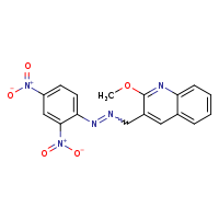 3-{[2-(2,4-dinitrophenyl)diazen-1-yl]methyl}-2-methoxyquinoline