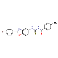 3-[2-(4-bromophenyl)-1,3-benzoxazol-5-yl]-1-(4-methylbenzoyl)thiourea